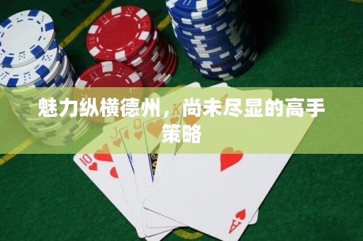 魅力縱橫德州，尚未盡顯的高手策略